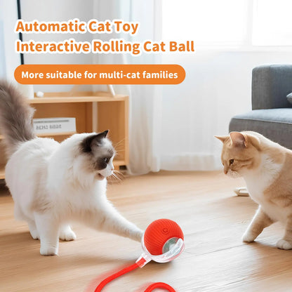 Juguete Interactivo Automático para Perros y Gatos PetPulse | Pelota Inteligente Recargable por USB con Evasión de Obstáculos y Movimiento Automático