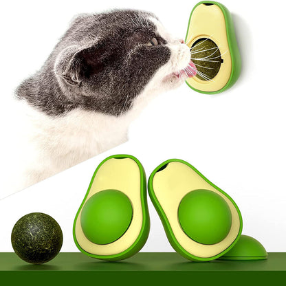 Juguete Dental de Catnip Aguacate™ | Limpieza y Diversión para tu Gato