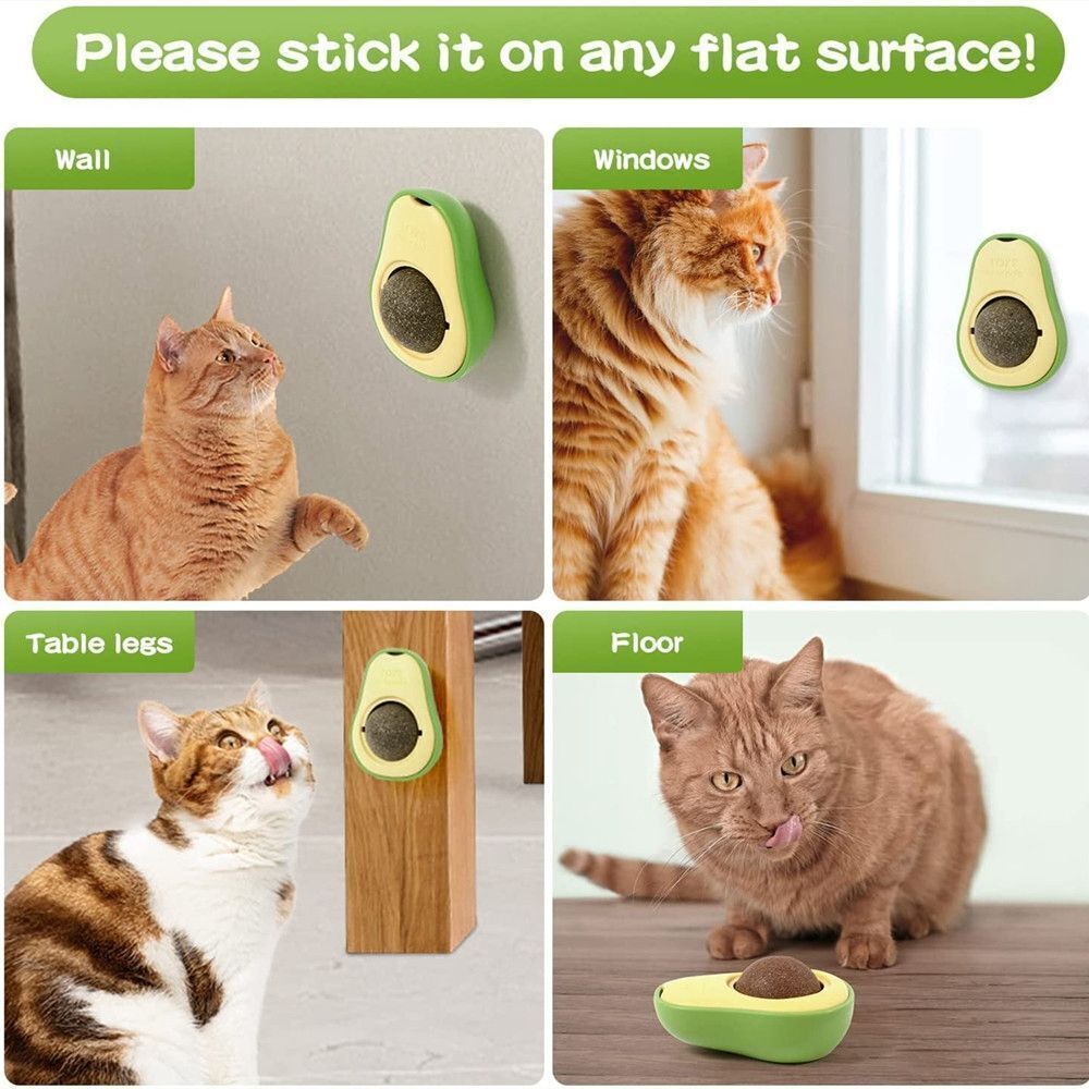 Juguete Dental de Catnip Aguacate™ | Limpieza y Diversión para tu Gato