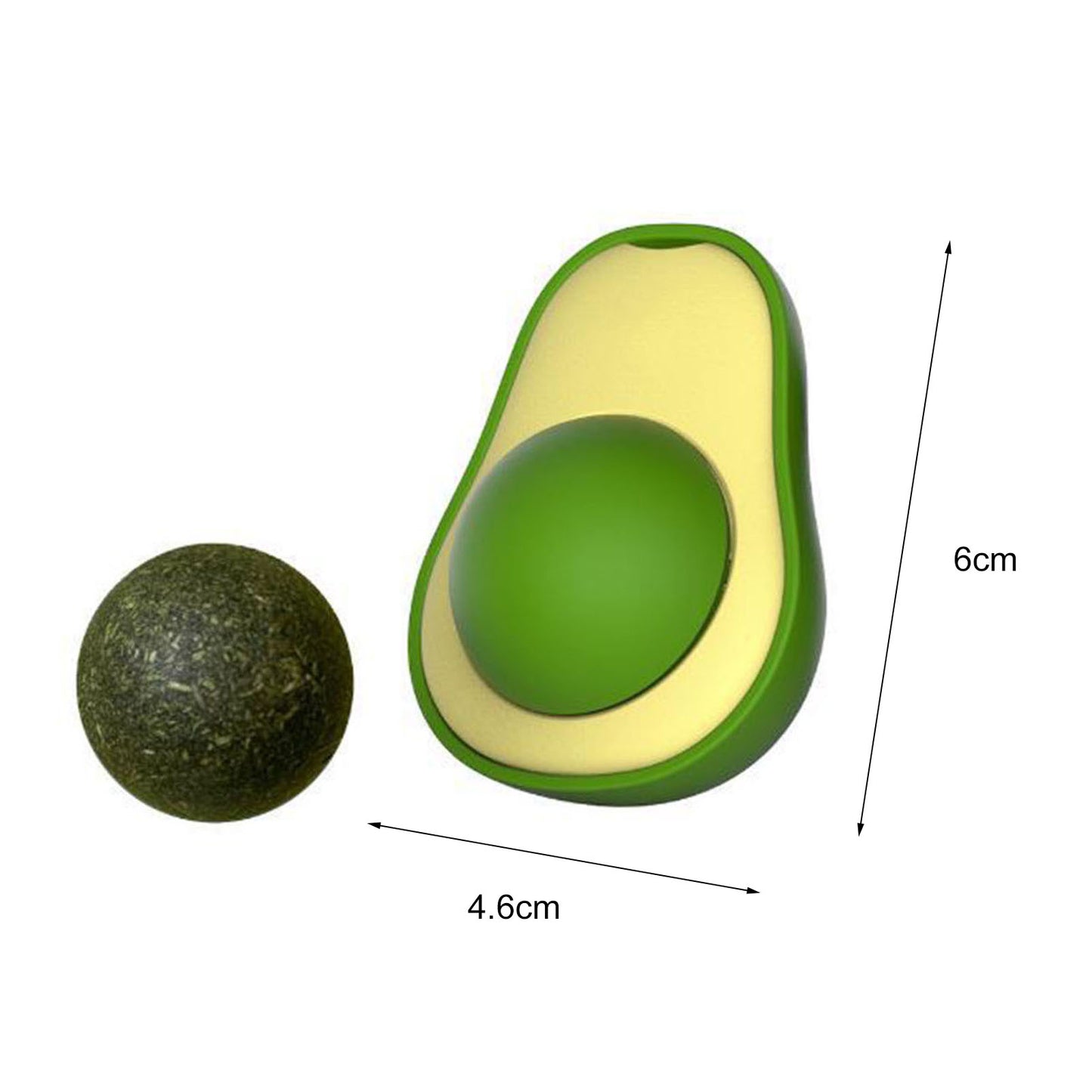 Juguete Dental de Catnip Aguacate™ | Limpieza y Diversión para tu Gato