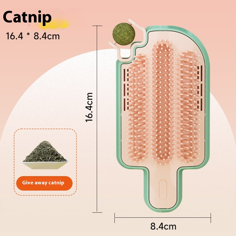 Juguete Interactivo para Gatos con Bola de Menta y Rascador | Diversión y Estimulación