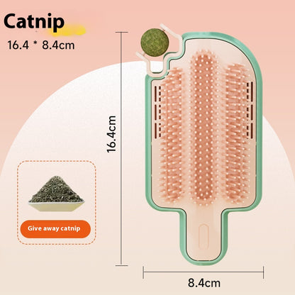 Juguete Interactivo para Gatos con Bola de Menta y Rascador | Diversión y Estimulación