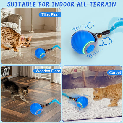 🐾 Pelota Interactiva 360° para Gatos