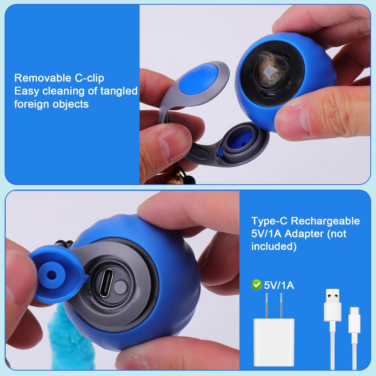 🐾 Pelota Interactiva 360° para Gatos